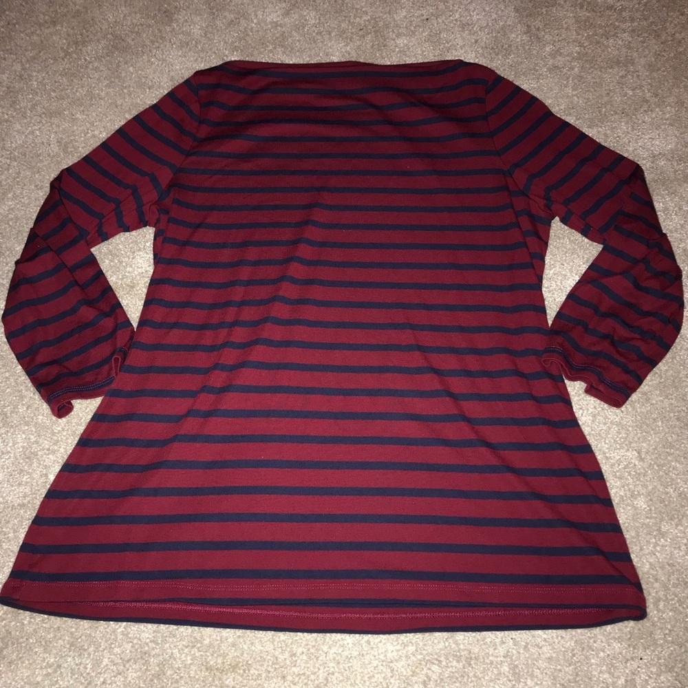 3/4 boat neck tee